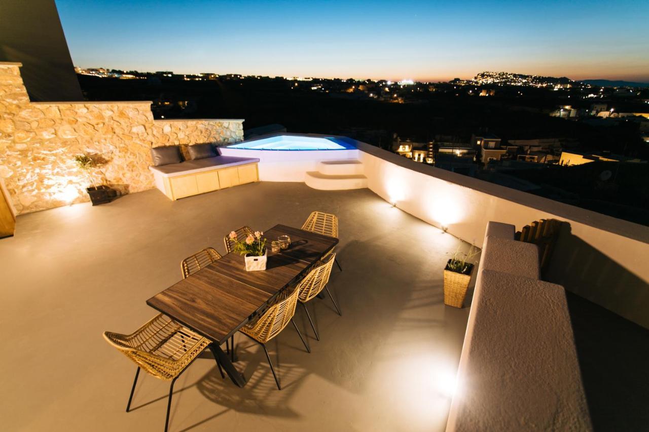 Amer Villa Santorini With Outdoor Hot Tub Вотон Экстерьер фото